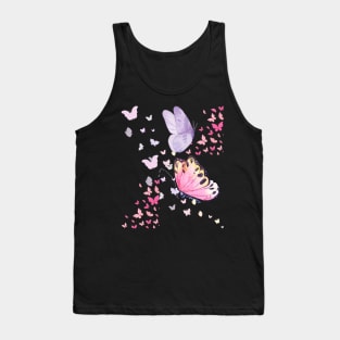 funny butterfly Tank Top